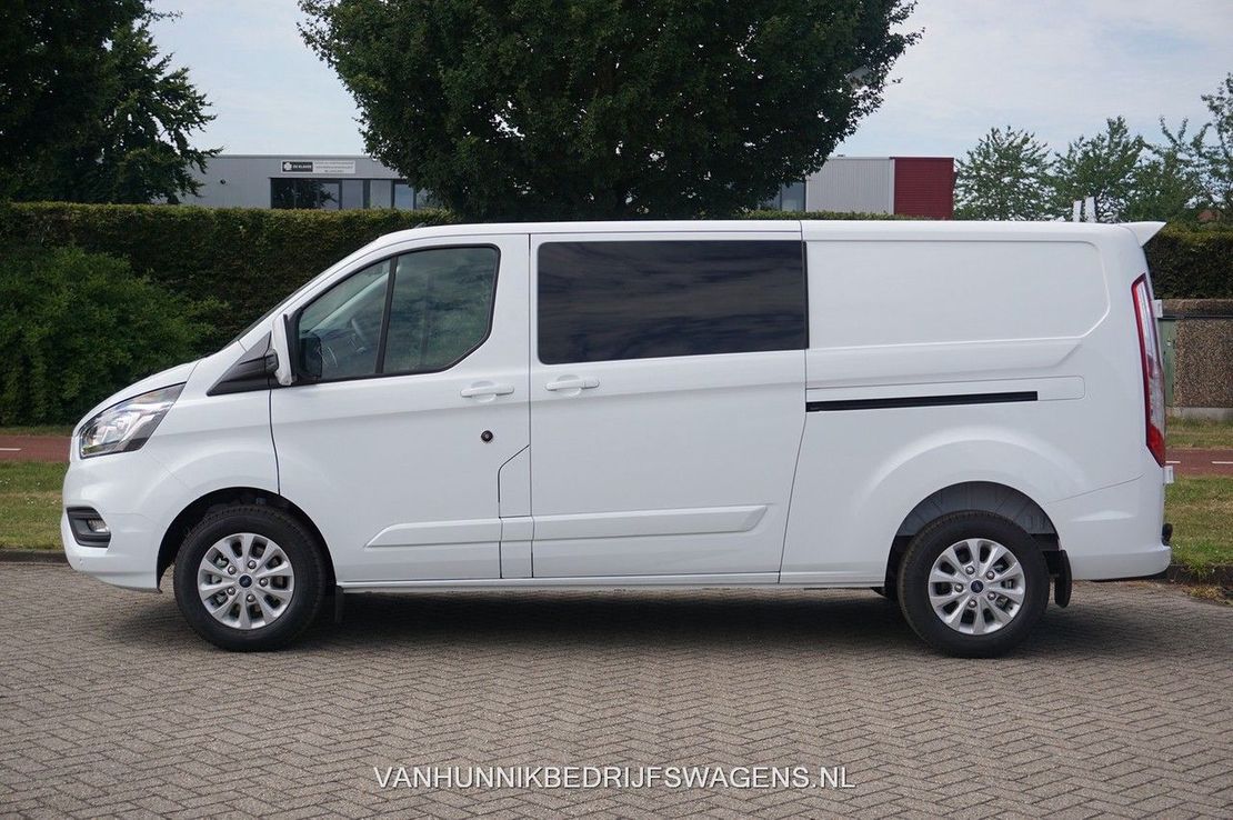 Ford Transit Custom 300L 170PK DC Limited Airco Cruise Navi Camera, Trekhaak!! NR. 630