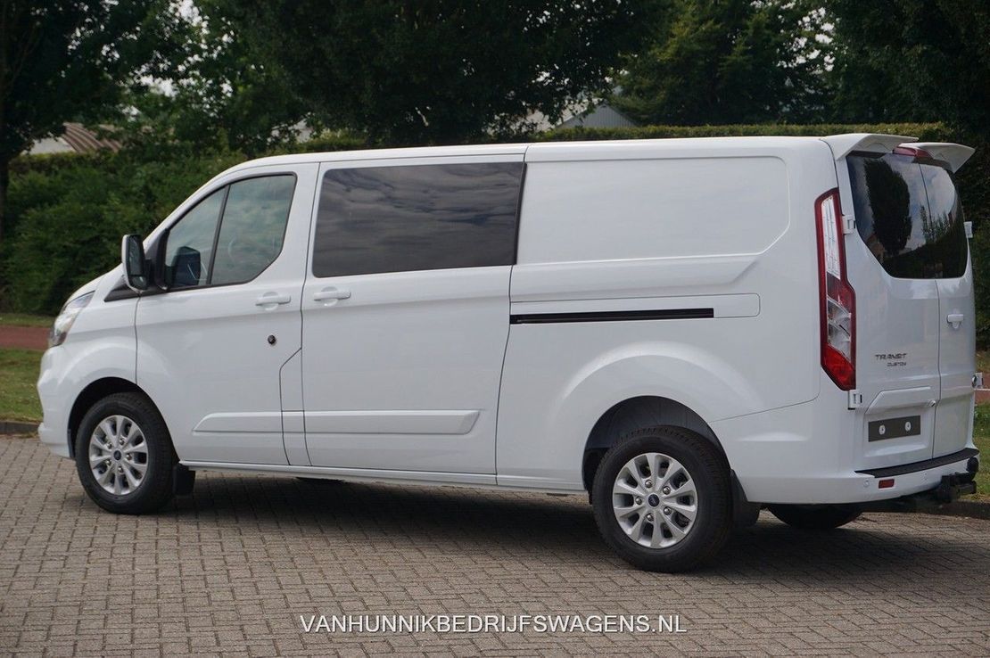 Ford Transit Custom 300L 170PK DC Limited Airco Cruise Navi Camera, Trekhaak!! NR. 630