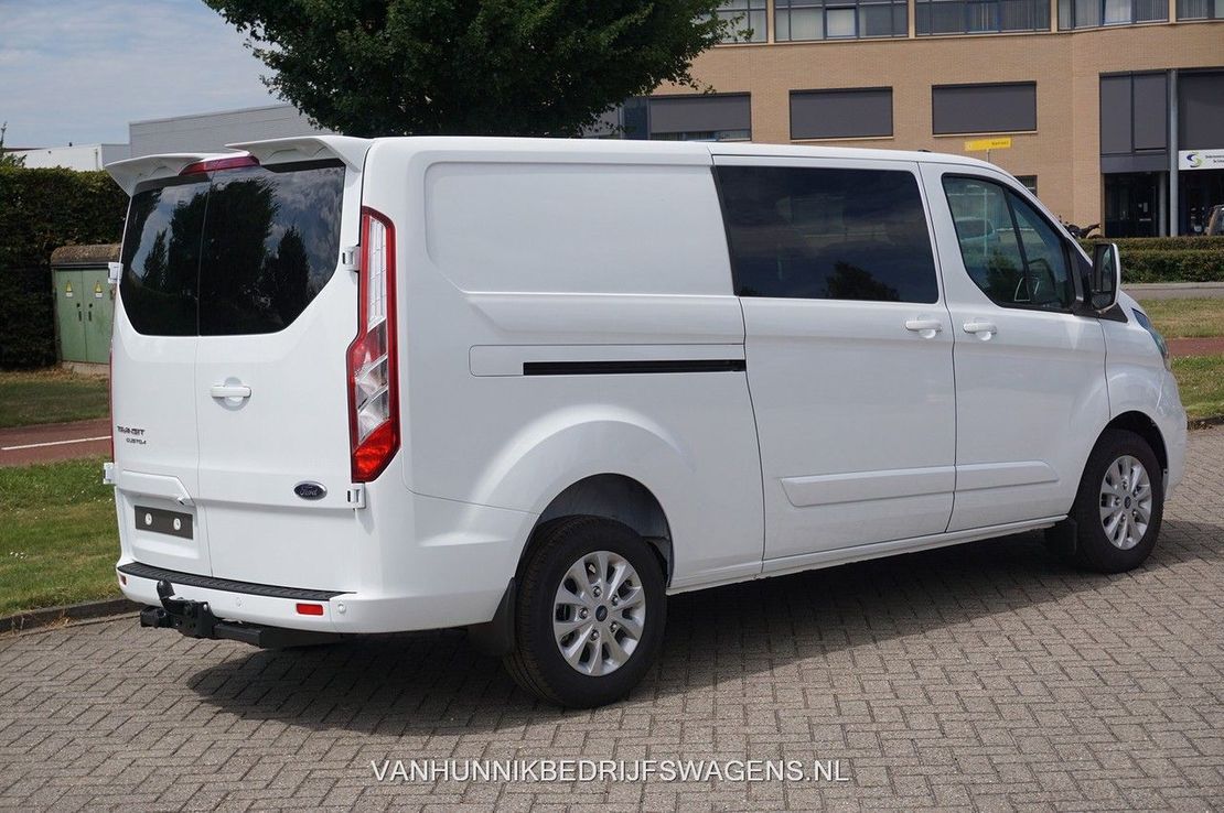 Ford Transit Custom 300L 170PK DC Limited Airco Cruise Navi Camera, Trekhaak!! NR. 630