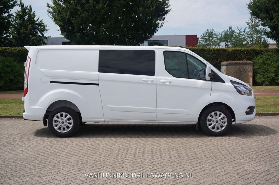 Ford Transit Custom 300L 170PK DC Limited Airco Cruise Navi Camera, Trekhaak!! NR. 630