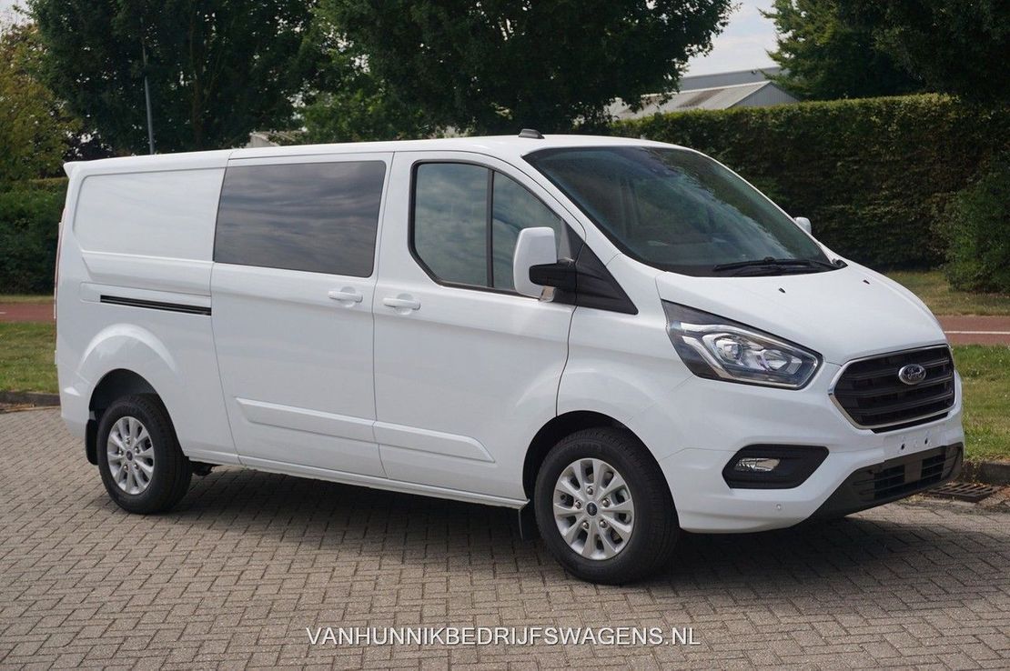 Ford Transit Custom 300L 170PK DC Limited Airco Cruise Navi Camera, Trekhaak!! NR. 630