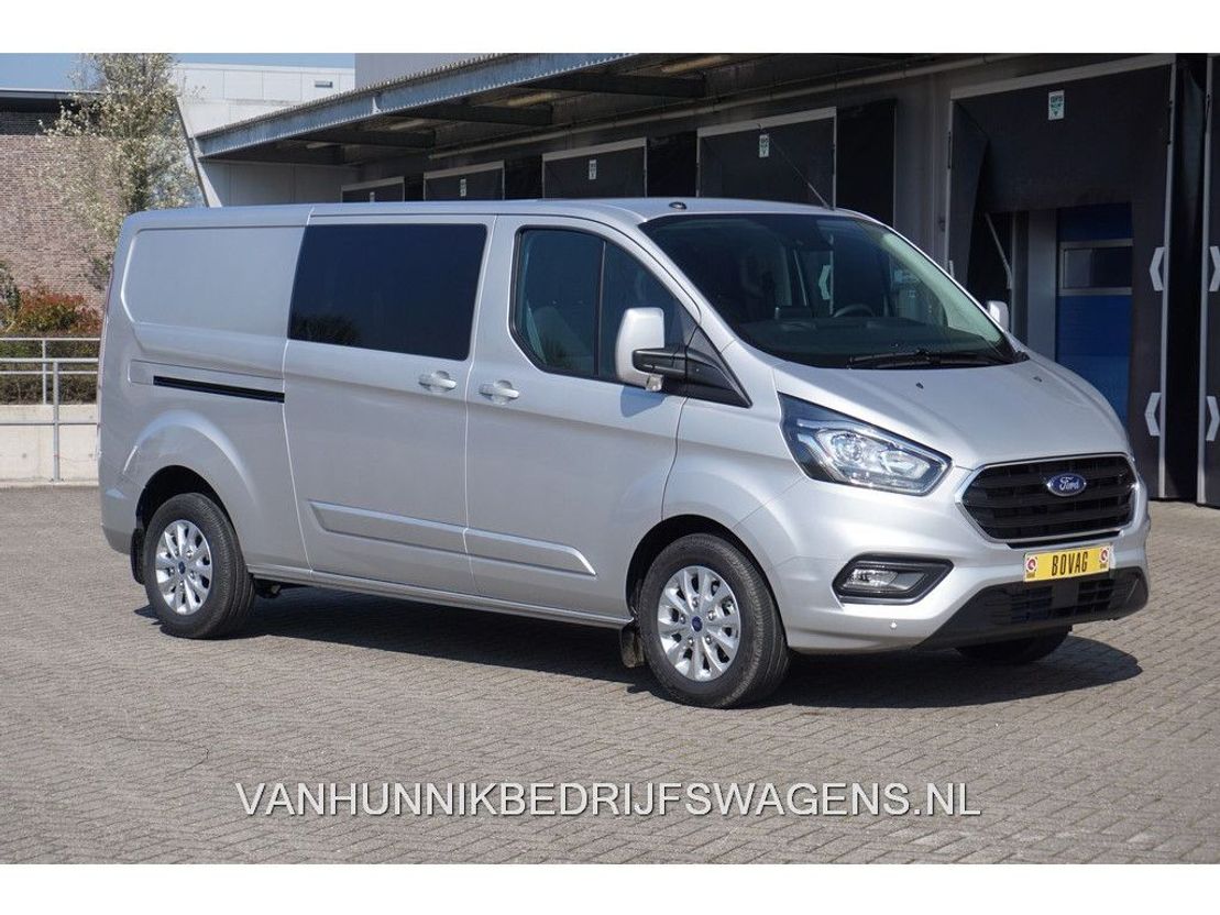 Ford Transit Custom 300L 170PK DC Limited Airco Cruise Navi Camera, Trekhaak!! NR. 623