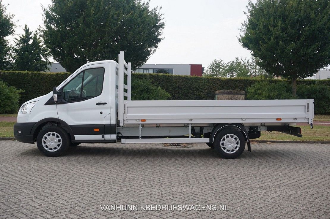 Ford Transit 350L Open laadbak 130PK L4H1 Airco Cruise Bluetooth!! NR. 484