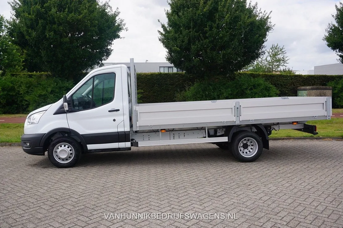 Ford Transit 350L Open laadbak 130PK Dubbellucht L4 Airco Cruise Bluetooth