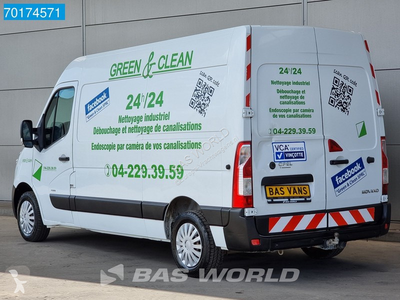 Tweedehands bestelwagen opel movano 125pk l2h2 airco trekhaak 10m3 a/c towbar diesel 03/05/2013 - 125 CV